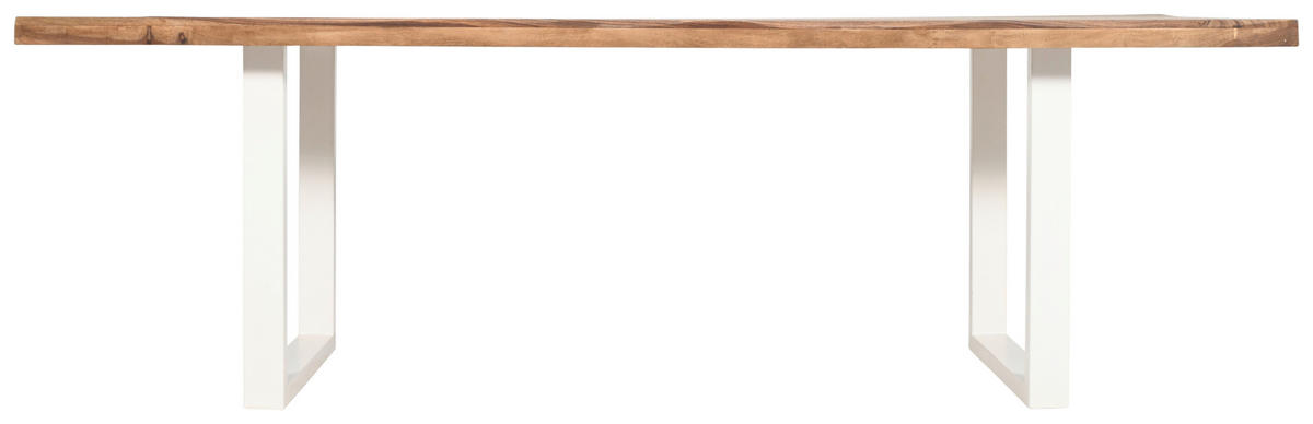 TISCHGESTELL Creme  - Creme, Design, Metall (80/40/73cm) - Landscape
