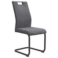 SCHWINGSTUHL   Webstoff  Anthrazit, Schwarz  - Anthrazit/Schwarz, Design, Textil/Metall (43/98/56cm) - Carryhome