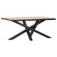 TISCHGESTELL      - Schwarz, Design, Metall (163/73/73cm) - Landscape