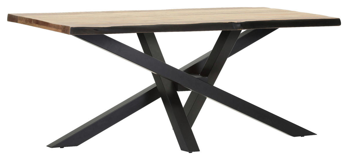 TISCHPLATTE      - Akaziefarben, Design, Holz (180/90/5cm) - Landscape