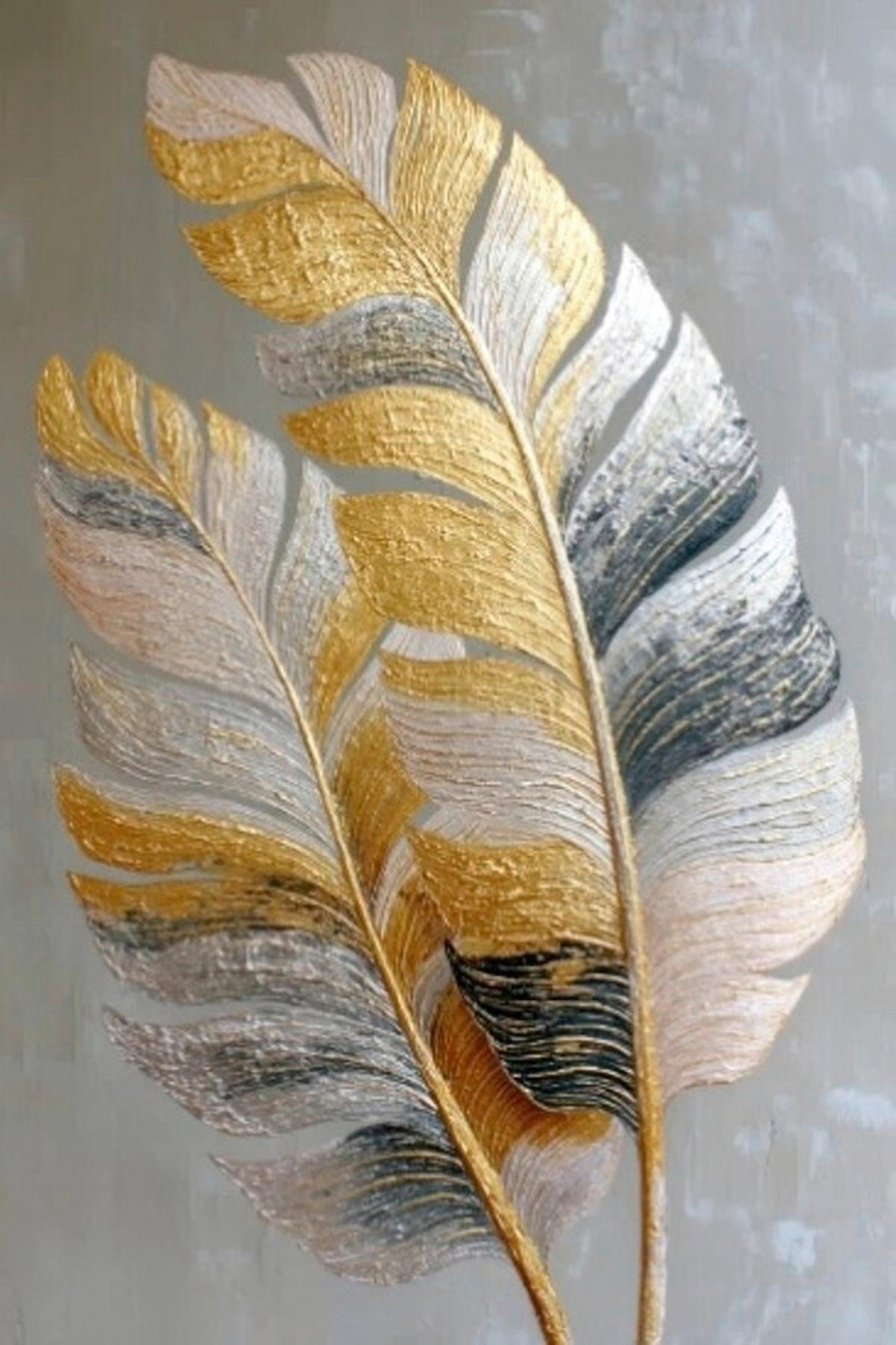 ALUMINIUMBILD Pflanzen  - Multicolor, Basics, Metall (120/80/2cm) - Euroart