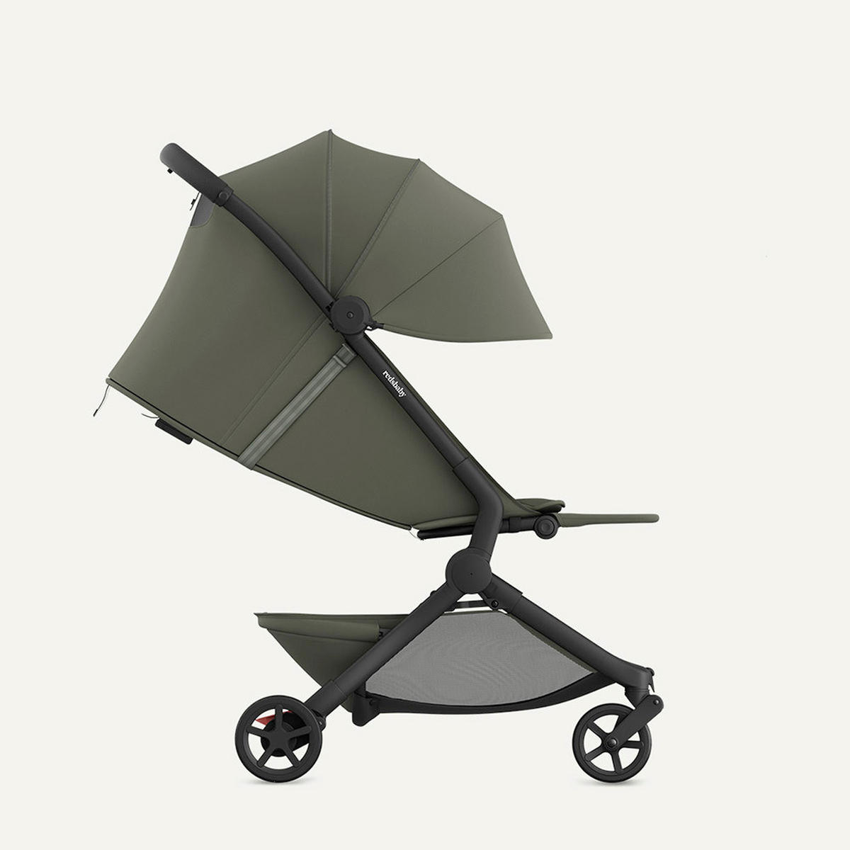 DJEČJA KOLICA   - maslinasto zelena, Basics, metal/tekstil (77/45/103cm) - BEBETTO