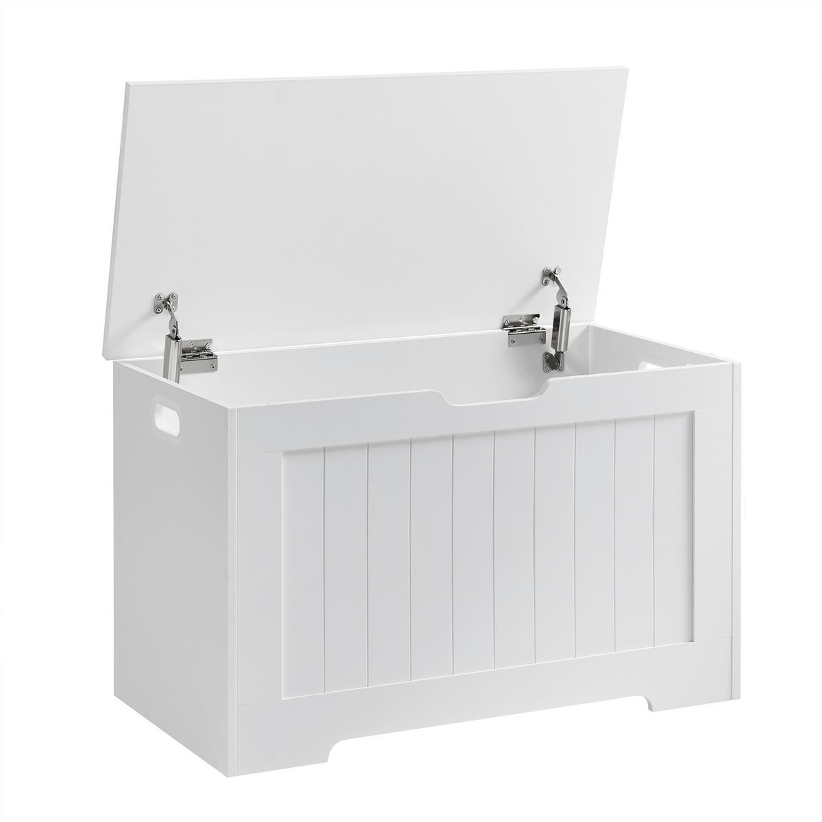 TRUHE in 76/48/40 cm  - Weiß, Trend, Holzwerkstoff (76/48/40cm) - Boxxx
