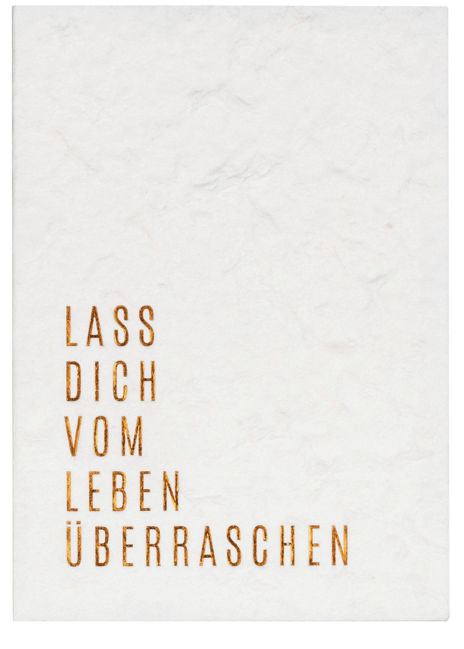 KARTE  - Goldfarben, Basics, Papier (17.4/12.4/0.1cm) - Räder