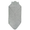 BADHANDDUK MED HUVA 75/75 cm   Badcape rabbit  - grå, Basics, textil (75/75cm) - Summerville