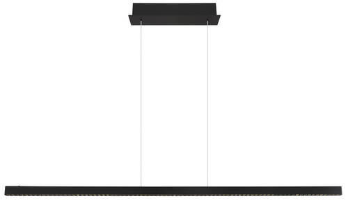 LED-HÄNGELEUCHTE 150/9/120 cm  - Transparent/Schwarz, Design, Kunststoff/Metall (150/9/120cm)