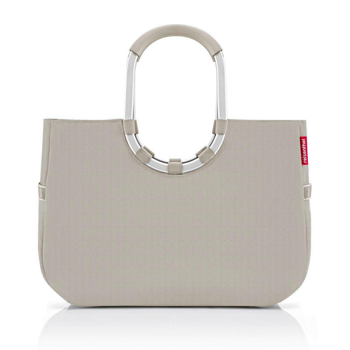 EINKAUFSKORB Herringbone Sand 25 L  - Beige/Roségold, Basics, Kunststoff/Textil (46/34,5/25cm) - Reisenthel