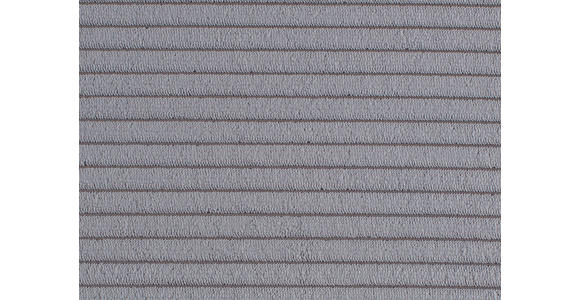 ECKSOFA  in Cord Grau  280/173 cm  - Schwarz/Grau, KONVENTIONELL, Textil/Metall (280/173cm) - Hom`in