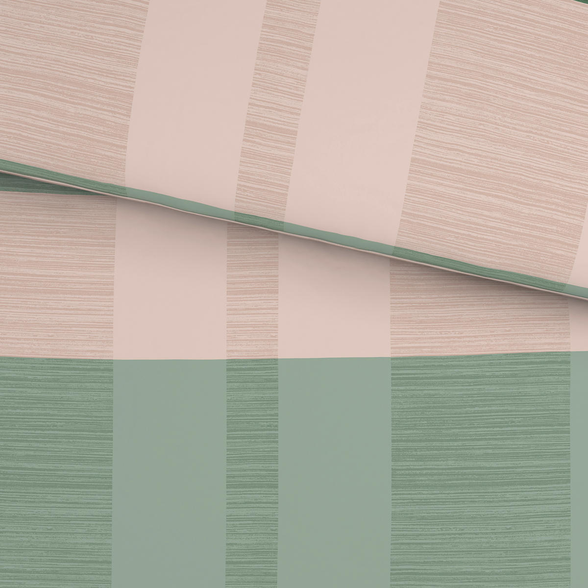 BETTWÄSCHE 2-teilig Jersey 140/200 cm  - Grün, KONVENTIONELL, Textil (140/200cm) - Novel