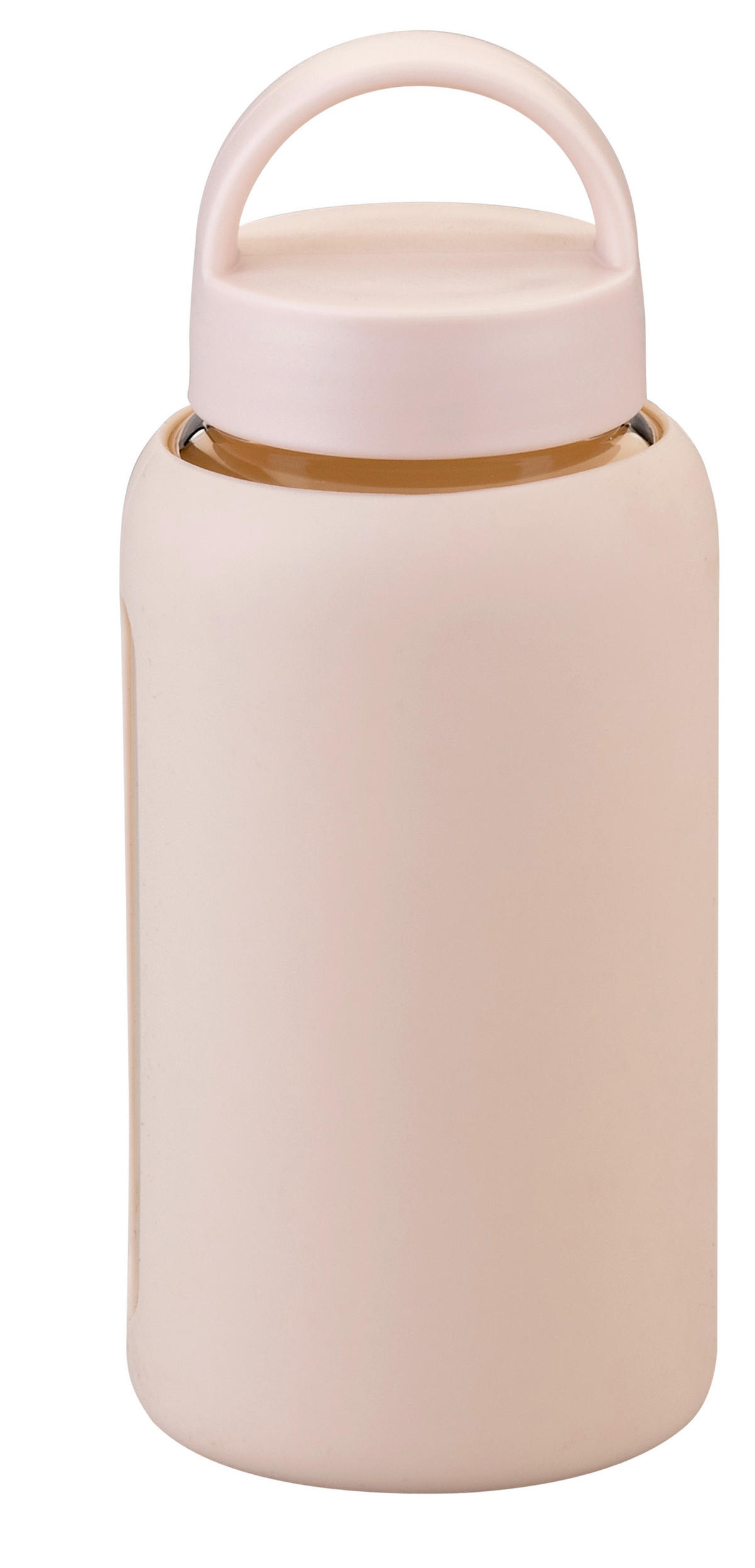 TRINKFLASCHE 0,600 l Pamela Reif  - Beige, Trend, Glas/Kunststoff (600ml) - Fackelmann