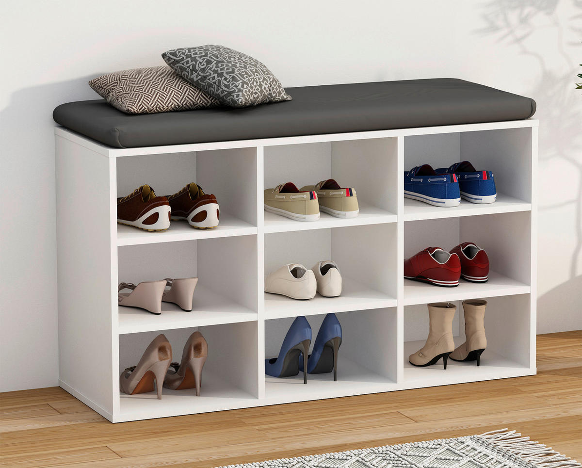SKOHYLLA 80/50/30 cm  - vit, Design, trämaterial (80/50/30cm) - MID.YOU