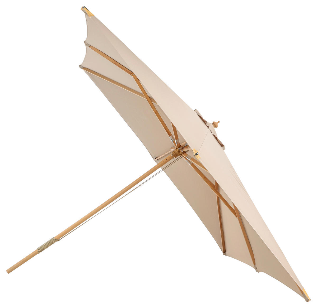 SONNENSCHIRM 300 cm  - Hellbraun, KONVENTIONELL (300/262/300cm) - Gardenson