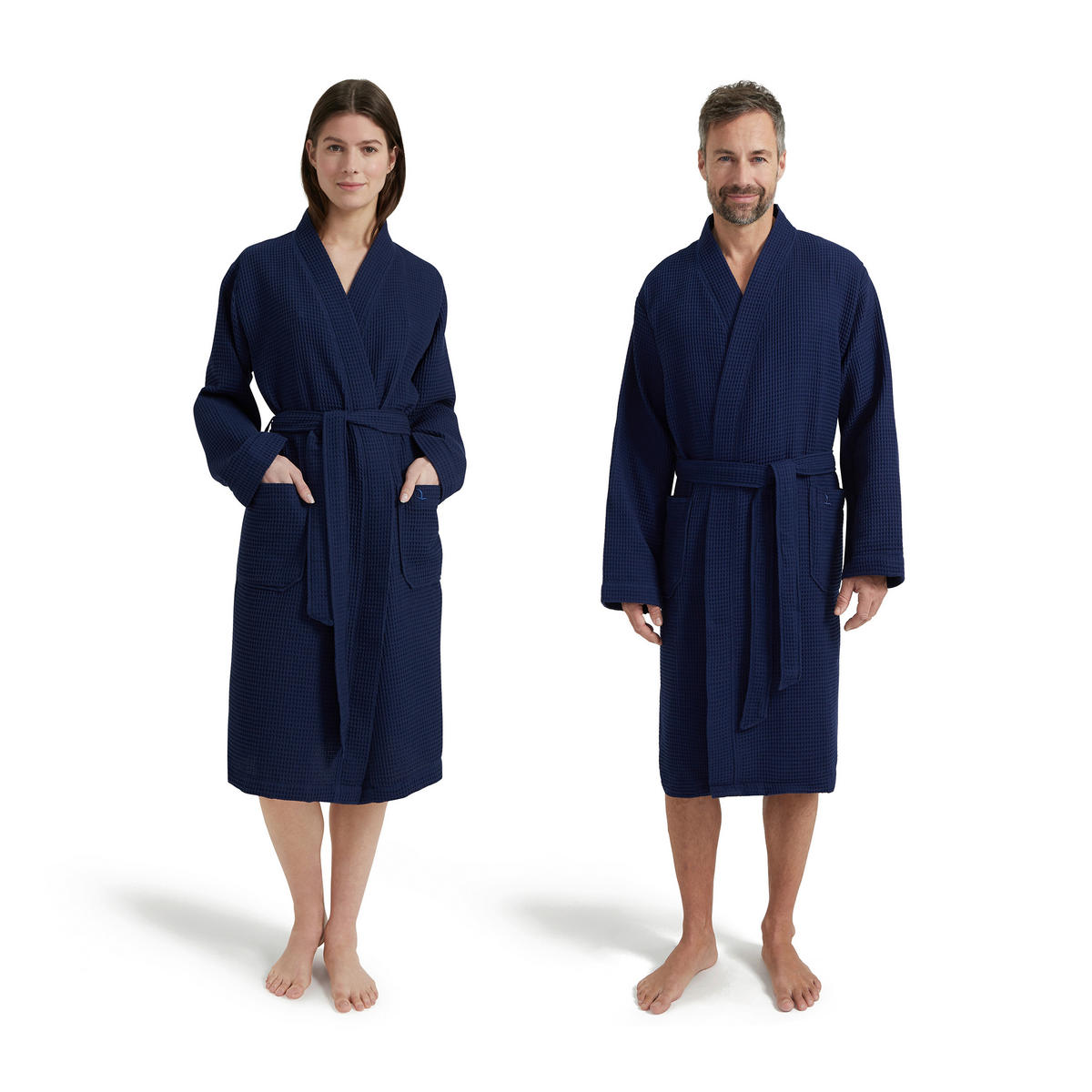 BADEMANTEL 3XL Unisex  - Blau, Basics, Textil (3XLnull) - Moeve