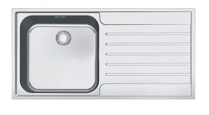 SPÜLE  - Edelstahlfarben, Basics, Metall (100/51cm) - Franke