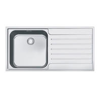 SPÜLE  - Edelstahlfarben, Basics, Metall (100/51cm) - Franke