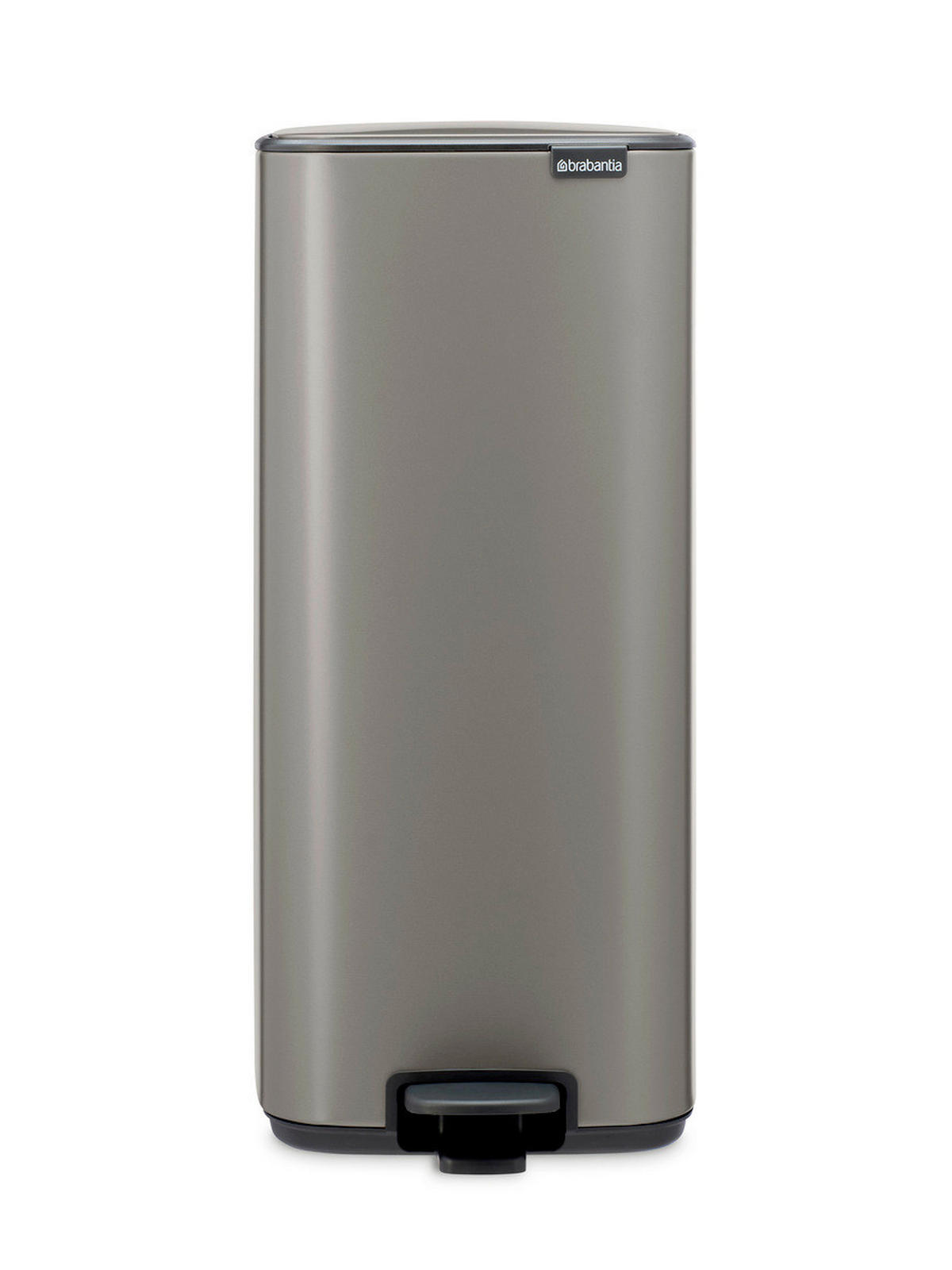 KANTA SA PAPUČICOM  30 l   - antracit/platinasta, Dizajnerski, metal/plastika (28,8/64,7/35,8cm) - Brabantia