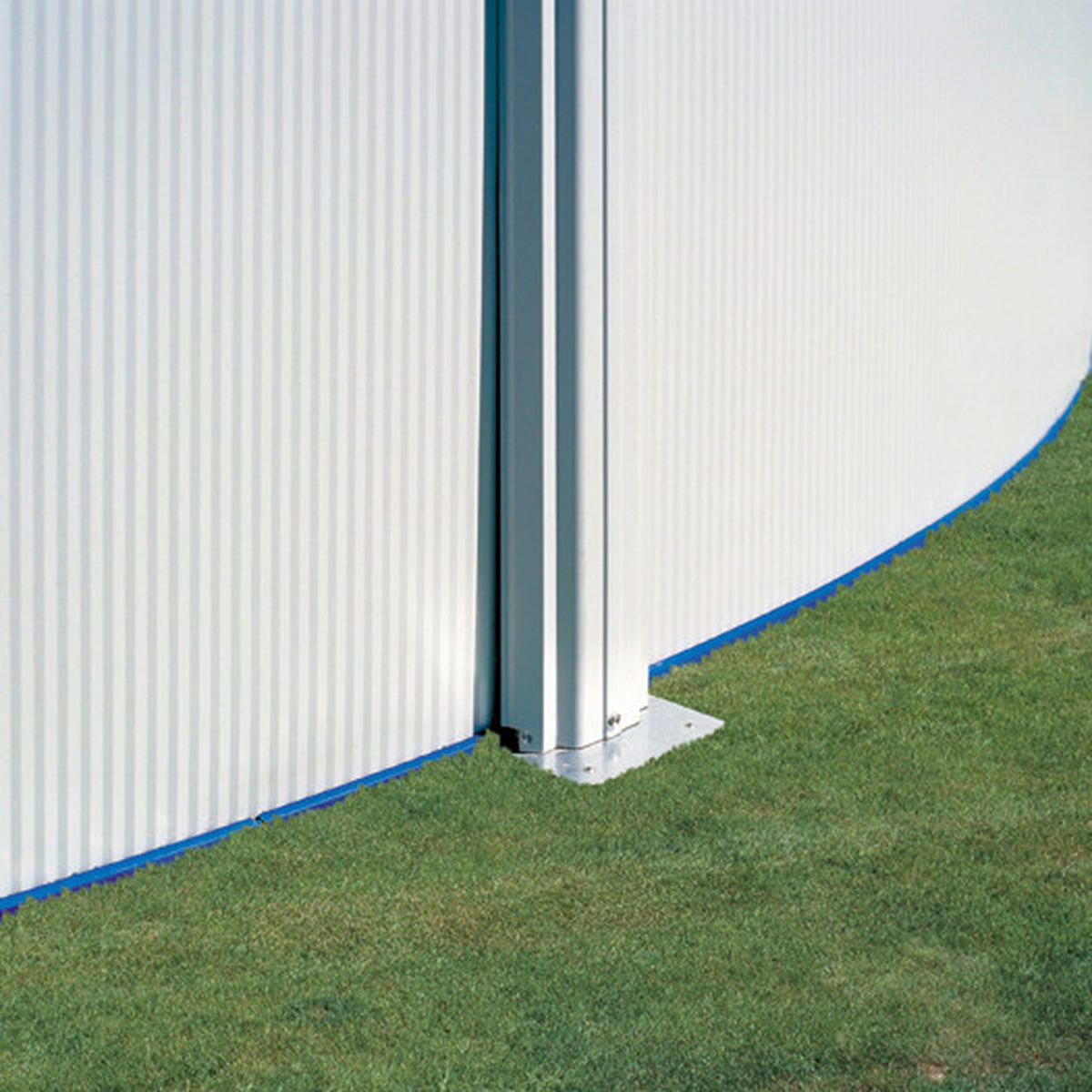 POOL-SET 2024 610/375/120 cm  - Weiß, KONVENTIONELL, Metall (610/375/120cm) - Gre