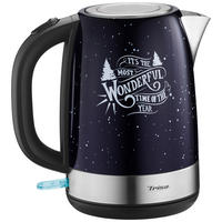 WASSERKOCHER 1,7 l  - Dunkelblau, KONVENTIONELL, Metall (21,7/15/22cm) - Trisa Electronics