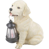 SOLARLEUCHTE 15,5/23,5/25 cm   - Beige, Basics, Kunststoff (15,5/23,5/25cm) - Globo