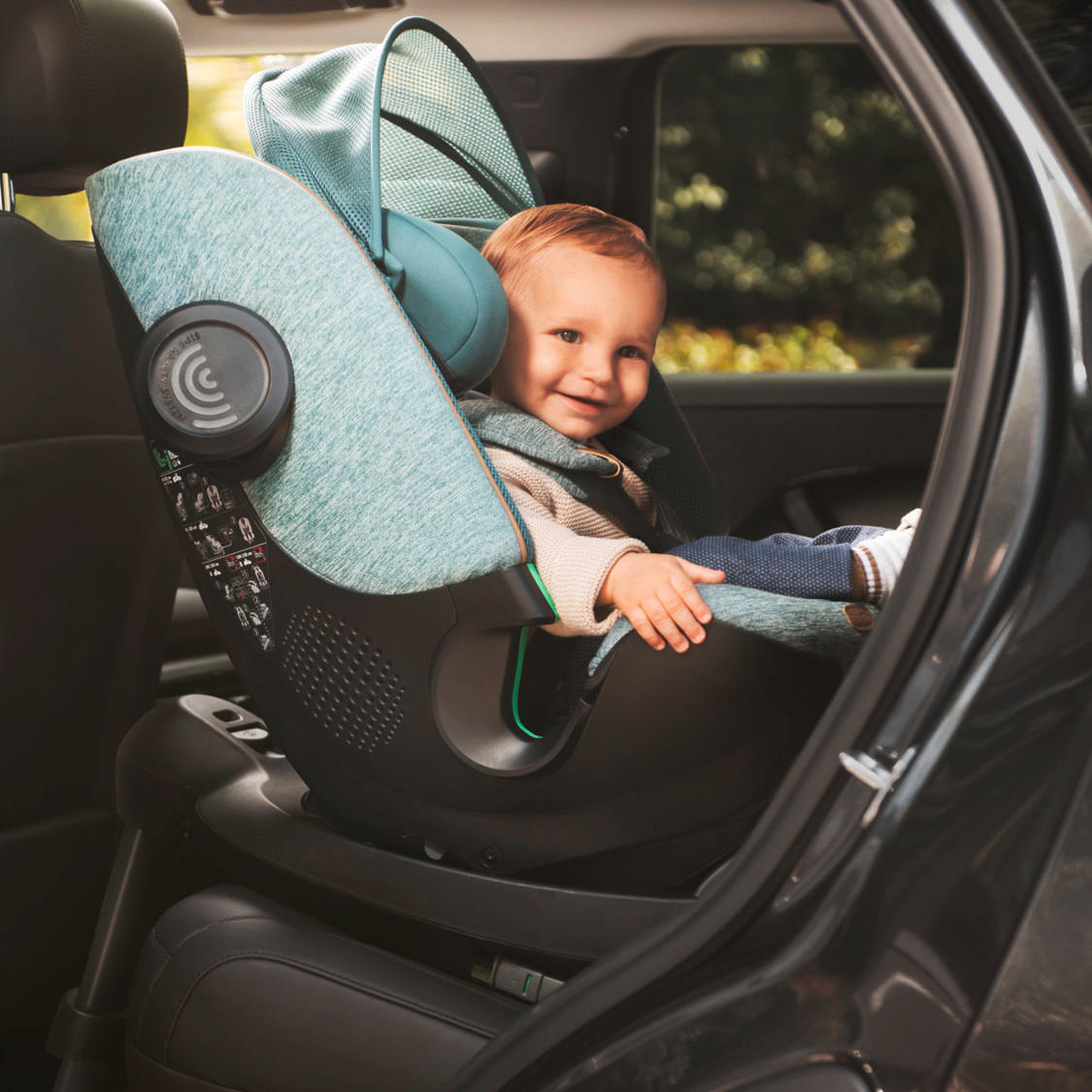 KINDERAUTOSITZ BI-SEAT IS AIR O/B   - Blaugrau, Basics (46/58,5/76/44,5cm) - Chicco
