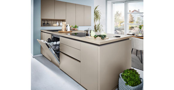 EINBAUKÜCHE - Lavagrau, Design, Holzwerkstoff - Dieter Knoll