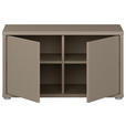GARDEROBENBANK - Taupe/Grau, MODERN, Kunststoff (74,5/41,5/34,9cm) - Carryhome