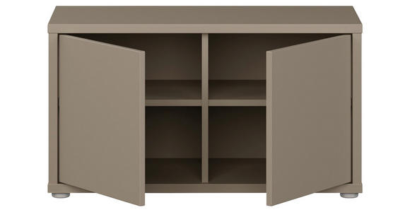 GARDEROBENBANK - Taupe/Grau, MODERN, Kunststoff (74,5/41,5/34,9cm) - Carryhome