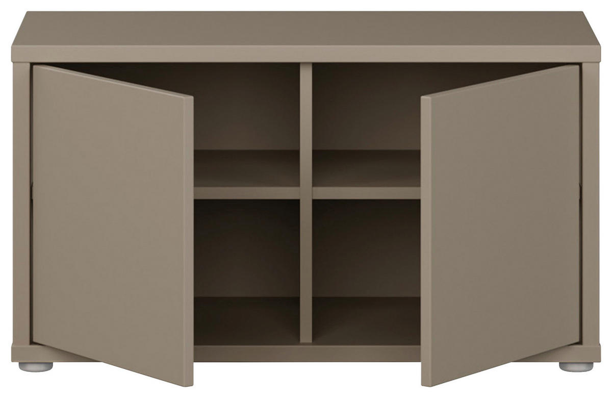 GARDEROBENBANK - Taupe/Grau, MODERN, Kunststoff (74,5/41,5/34,9cm) - Carryhome