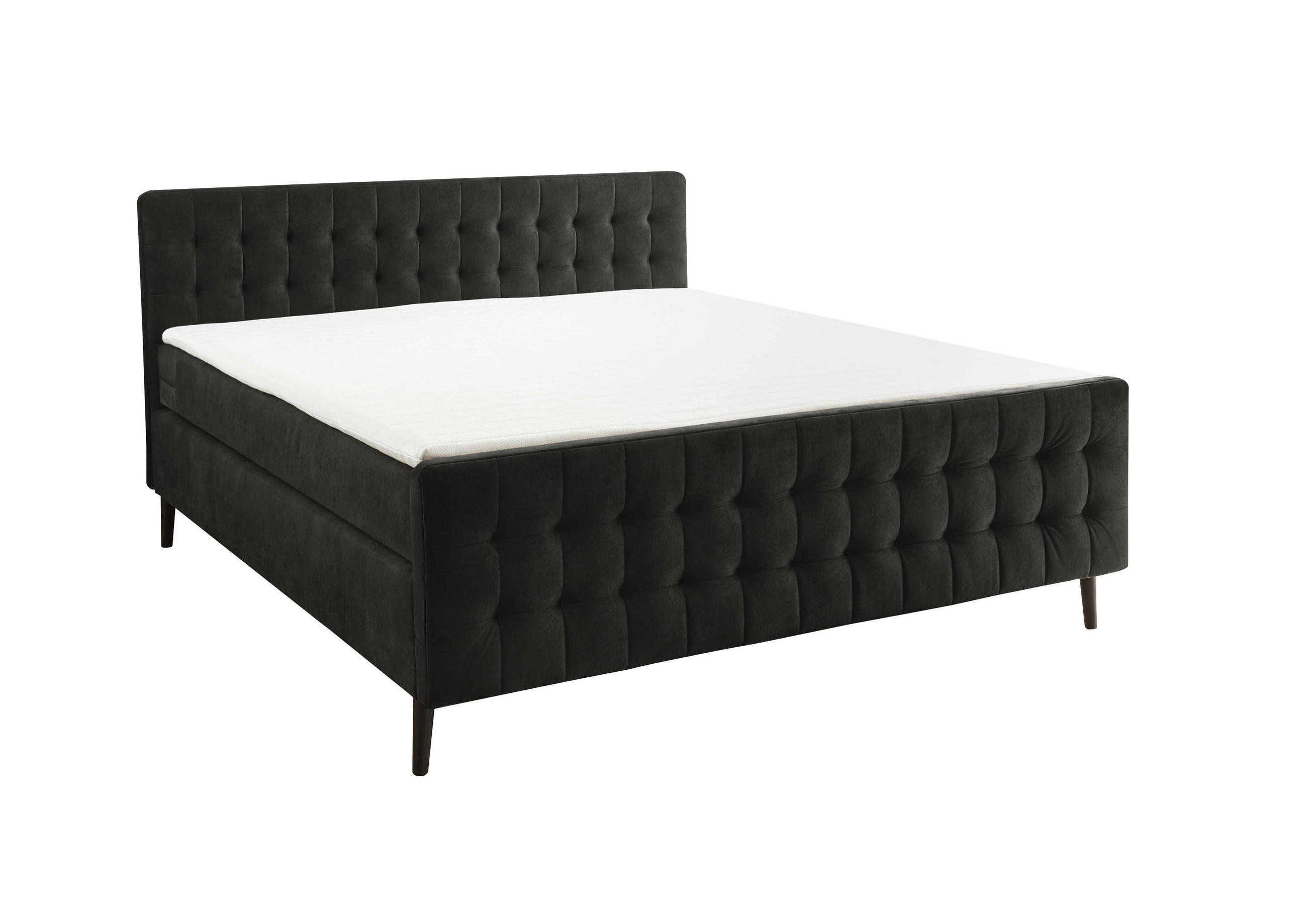 Boxspringbett 180/200 cm in Dunkelbraun
