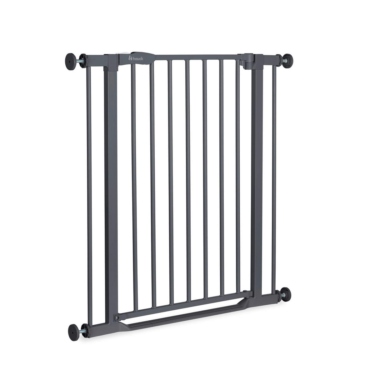 TREPPENSCHUTZGITTER 75 - 80/77 cm  - Dunkelgrau, Basics, Kunststoff/Metall (75 - 80/77cm) - Hauck