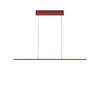 LED-HÄNGELEUCHTE 121/20/150 cm  - Rot, Design, Metall (121/20/150cm) - Hell