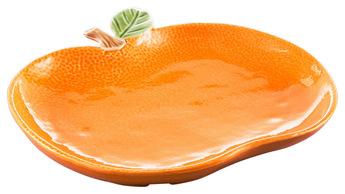 TELLER Orange 20,4/3,3 cm  - Orange, Basics, Keramik (20,4/3,3cm)