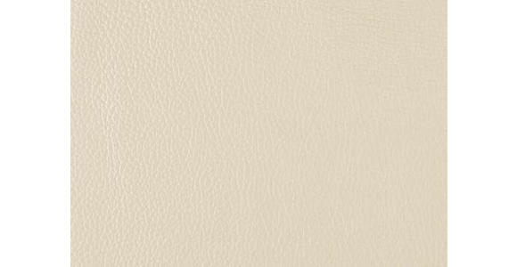 2-SITZER-SOFA  in Echtleder Creme   - Creme/Schwarz, Design, Leder/Metall (180/82/92cm) - Johann Jakob