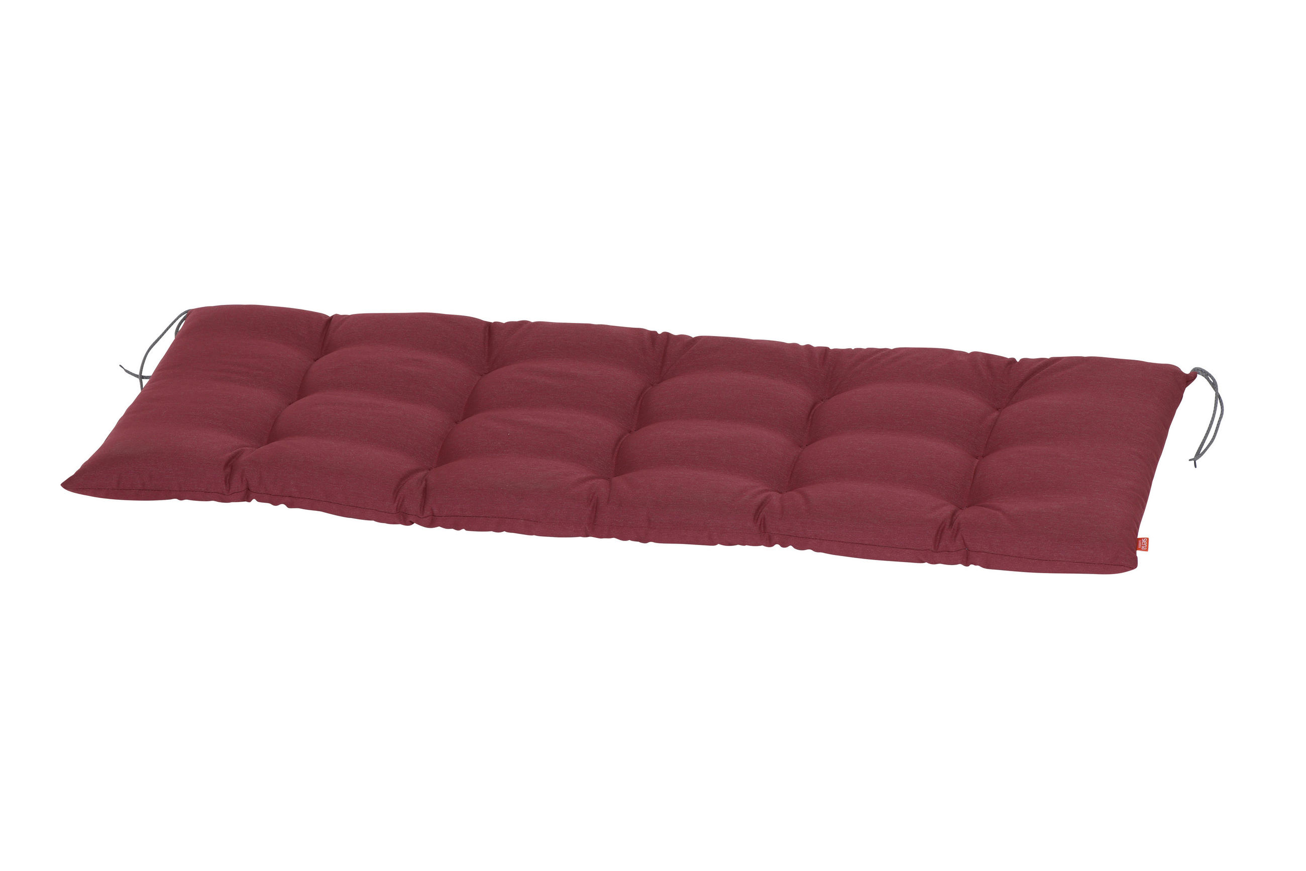 BANKAUFLAGE Uni  - Rot, KONVENTIONELL, Textil (48/6/140cm) - Siena Garden