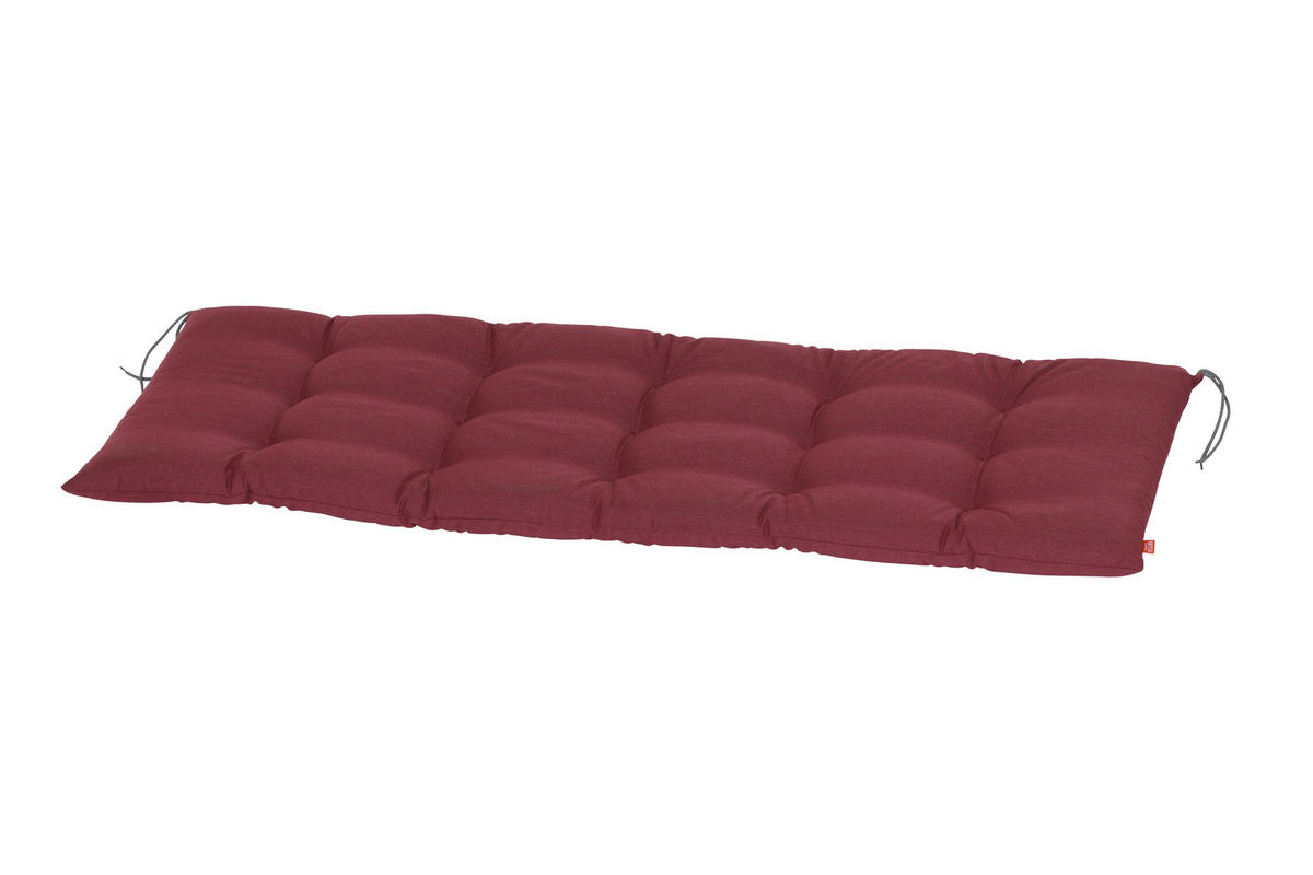 BANKAUFLAGE Uni  - Rot, KONVENTIONELL, Textil (48/6/140cm) - Siena Garden
