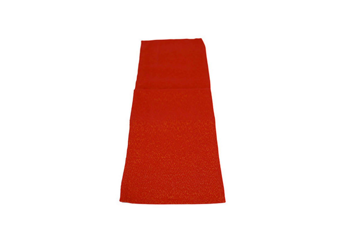 ASZTALI FUTÓ   - piros/aranyszínű, Basics, textil (140/0,2/33cm)