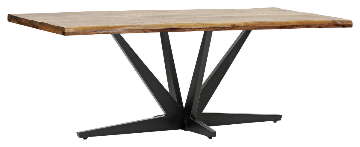 TISCHPLATTE Naturfarben   - Naturfarben, Design, Holz (220/100/5cm) - Landscape