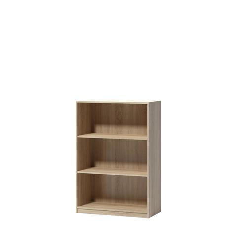 REGÁL, dub sonoma, dub, 80/116/37.6 cm - dub sonoma, Basics, drevo (80/116/37.6cm) - Carryhome