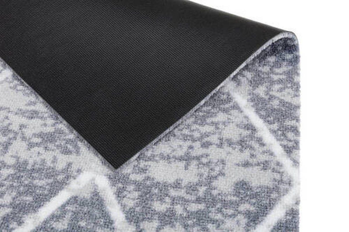 FUßMATTE  50/70 cm  Weiß, Hellgrau  - Hellgrau/Weiß, Design, Textil (50/70cm) - Esposa