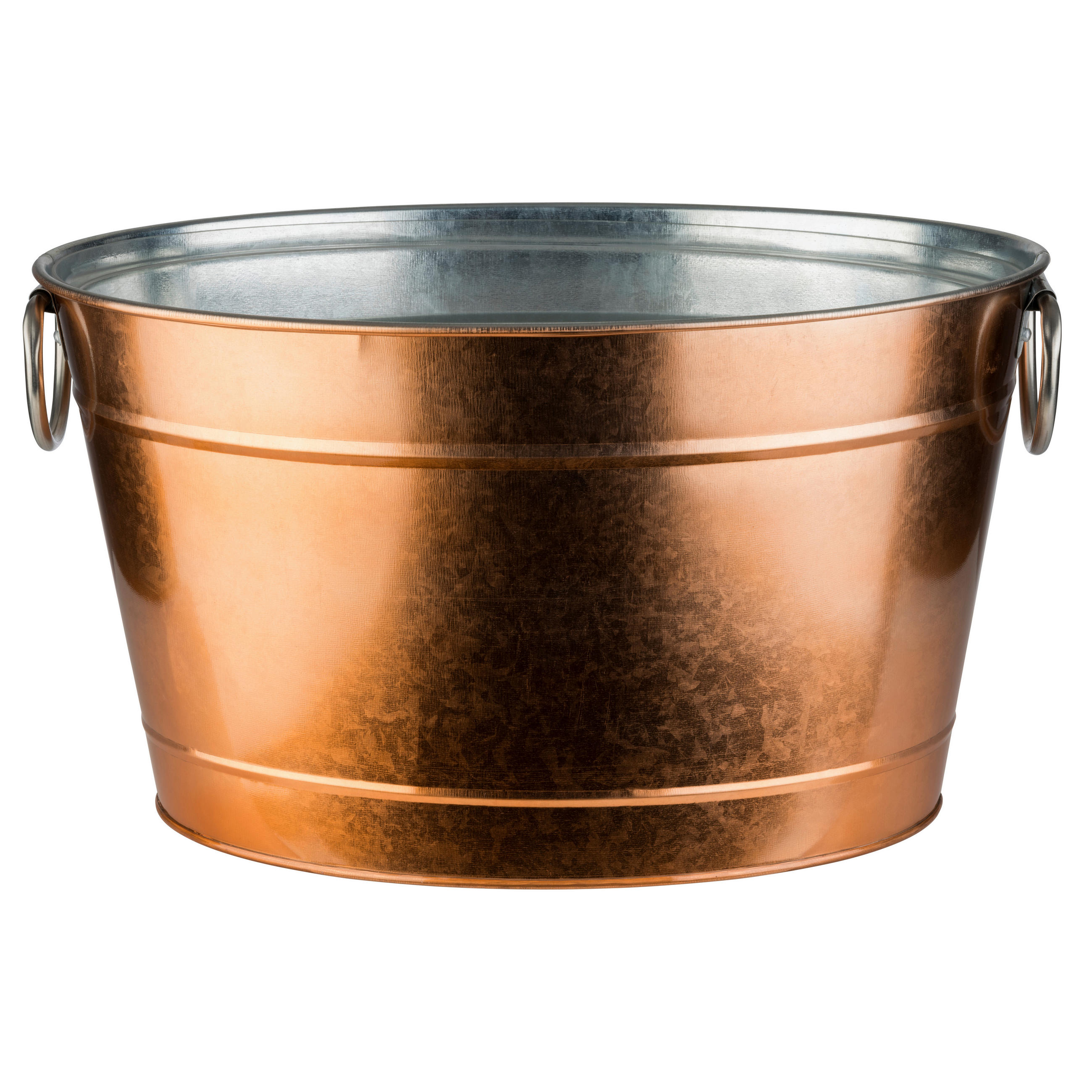 GETRÄNKEWANNE - Kupferfarben, Basics, Kunststoff/Metall (40/28/22cm)