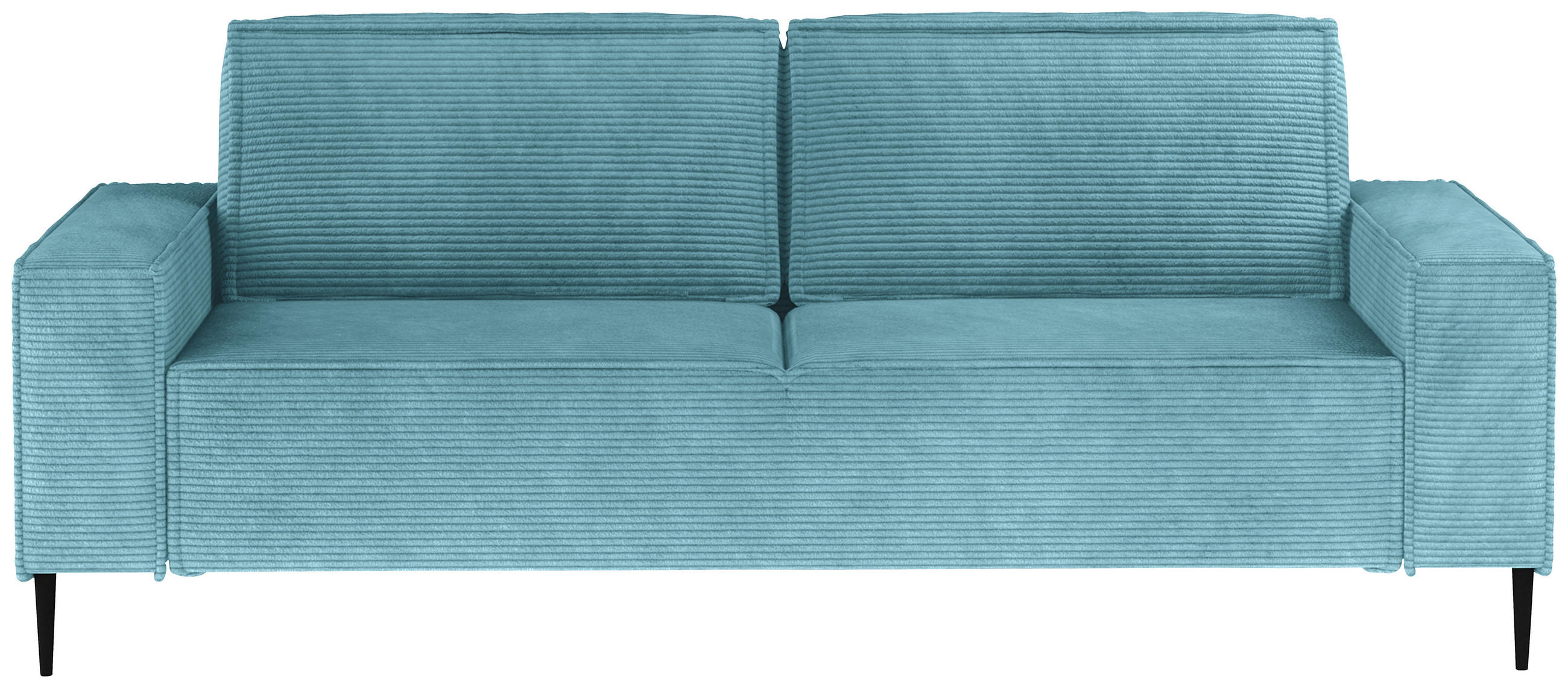 SCHLAFSOFA in Webstoff Blau  - Blau/Schwarz, Design, Textil/Metall (240/89/103cm) - Ti'me
