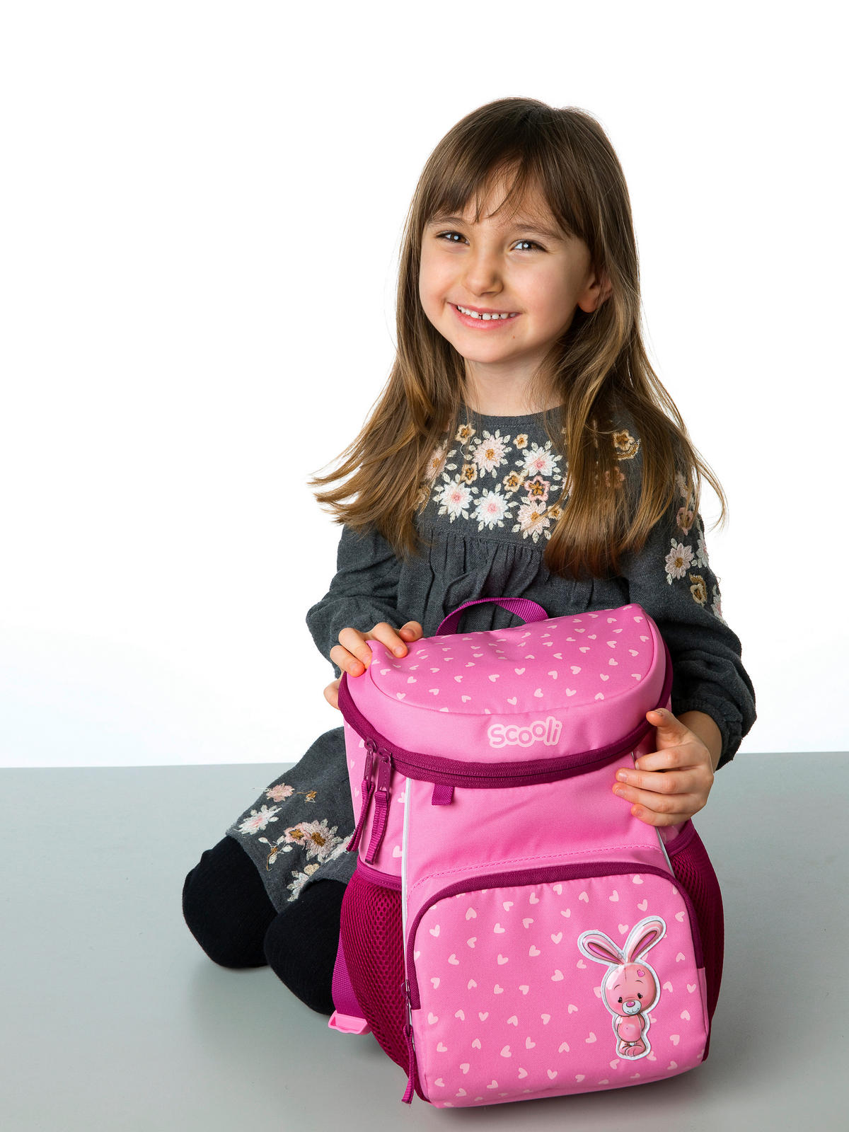 KINDERRUCKSACK - Pink/Rosa, Basics, Textil (20/29/13cm)