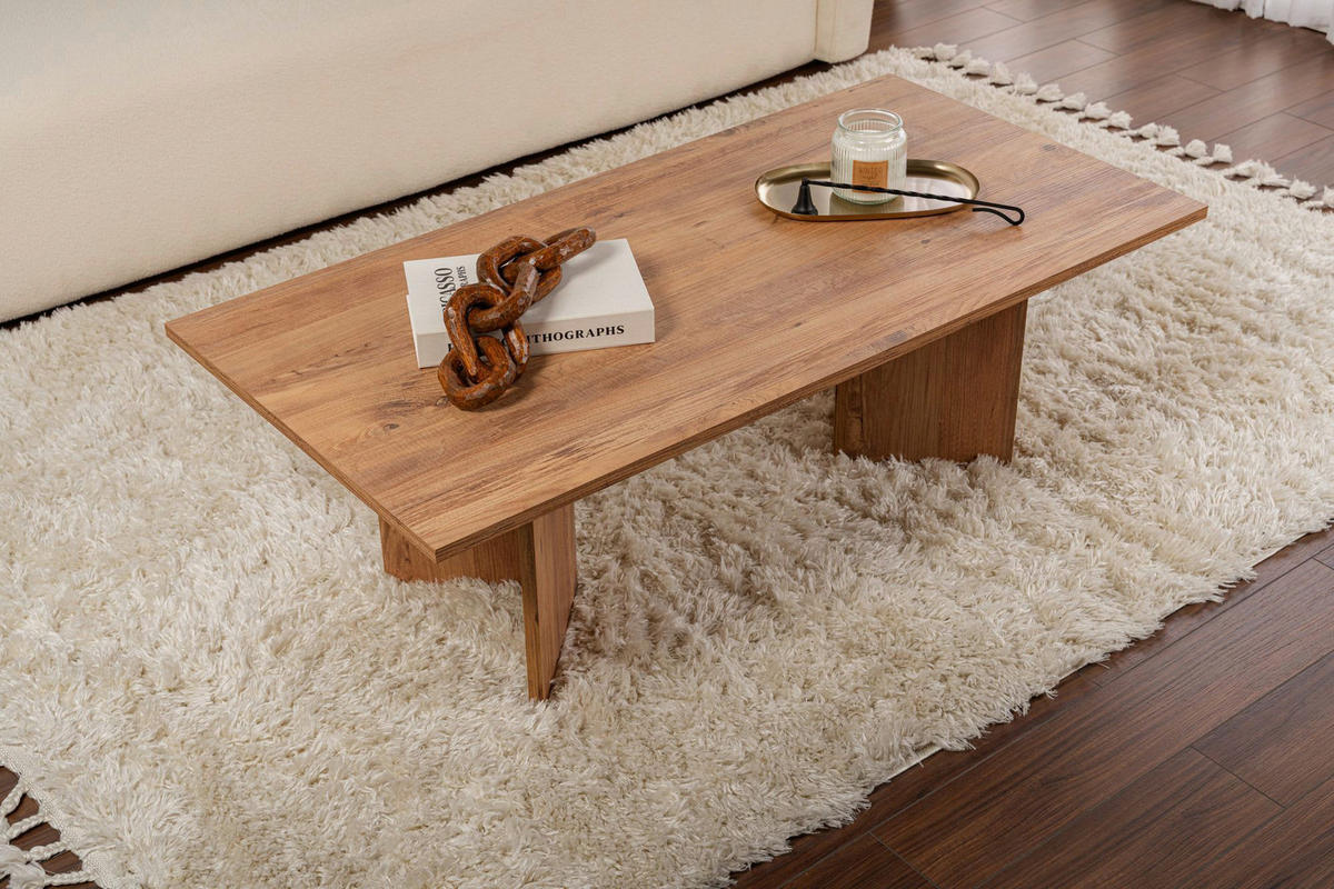 COUCHTISCH Holzwerkstoff    - Pinienfarben, Design, Holzwerkstoff (119/40/60cm) - MID.YOU