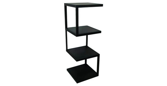 REGAL  25/72/25 cm Schwarz  - Schwarz, Basics, Metall (25/72/25cm) - Carryhome