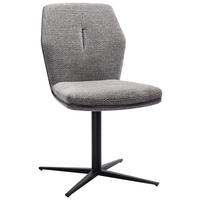 STOL, kovina, tekstil siva  - siva/črna, Design, kovina/tekstil (48/88/63cm) - Novel
