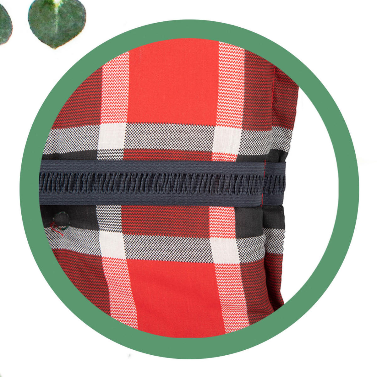 LIEGENAUFLAGE in Grau Blätter  - Grau, Basics, Textil (193/60/6cm) - Gardenson