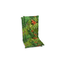 SESSELAUFLAGENSET Blätter  - Dunkelgrün/Hellgrün, Basics, Textil (50/7/120cm)