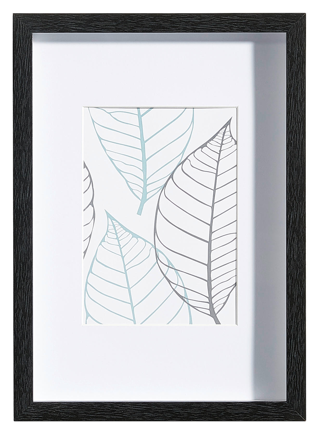 RÁM NA OBRAZY, 1 foto 13 cm x 18 cm - černá, Basics, dřevo/sklo (23/32/3cm)