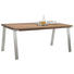 ESSTISCH in Holz, Metall 160/100/77 cm - Nussbaumfarben, Design, Holz/Metall (160/100/77cm) - Bert Plantagie ESSTISCH in Holz, Metall 160/100/77 cm - Nussbaumfarben, Design, Holz/Metall (160/100/77cm) - Bert Plantagie