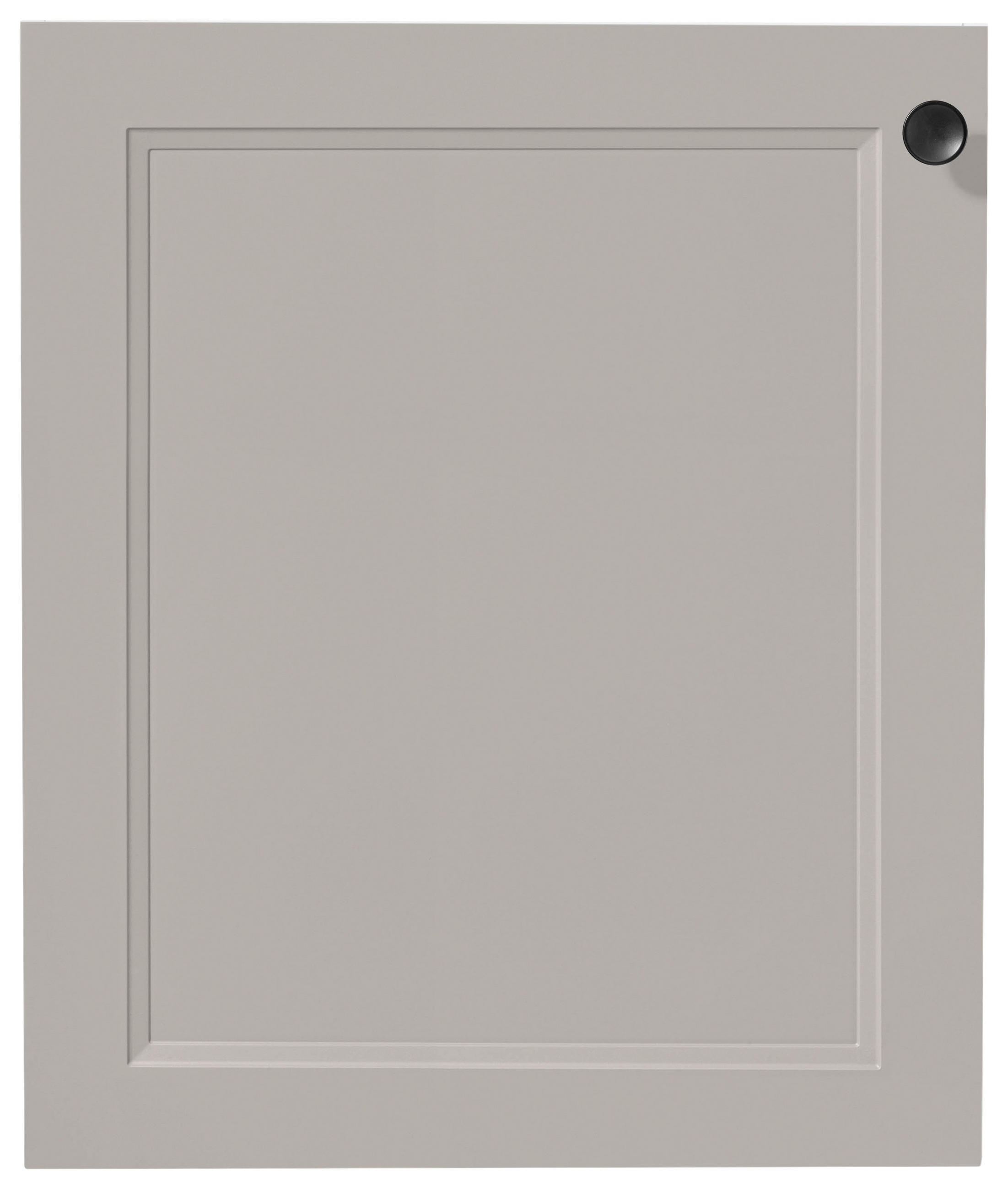 KÜCHENSCHRANKFRONT 60/72/2,2 cm  in Grau  - Edelstahlfarben/Grau, MODERN, Holzwerkstoff/Metall (60/72/2,2cm) - Nobilia